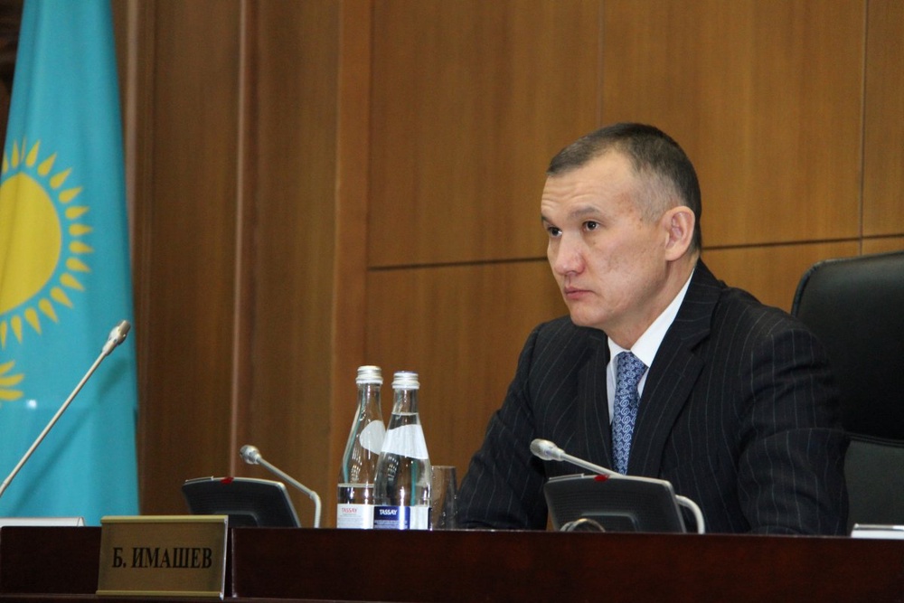 Министр юстиции Берик Имашев. Фото пресс-службы ведомства.
