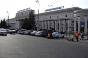 Два поезда столкнулись на вокзале в Алматы