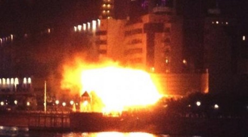 Пожар. Фото пользователя Twitter @astanchanin