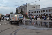 130 человек эвакуировали из "заминированного" здания ЦОНа в Петропавловске
