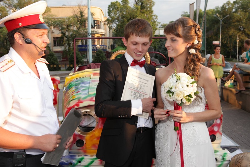 Регистрация брака. Фото предоставлено молодоженами