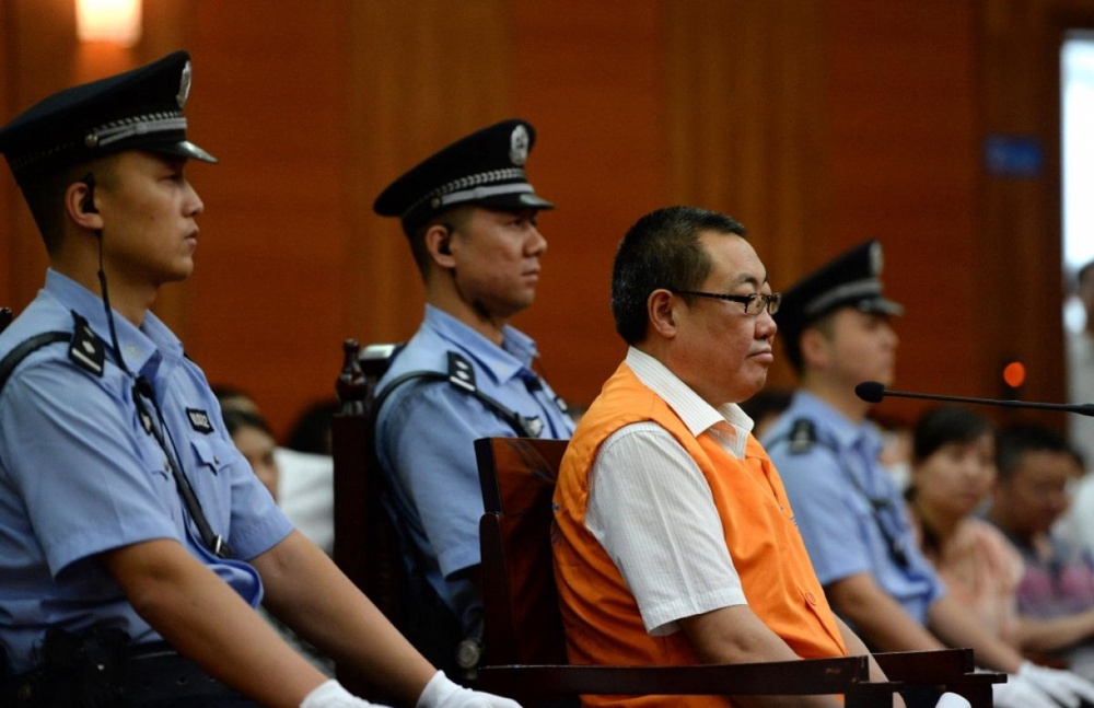 Ян Дацай в суде. Фото с сайта peopledaily.com.cn