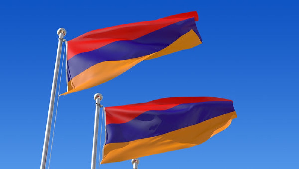 Флаги Армении. Фото с сайта rian.ru