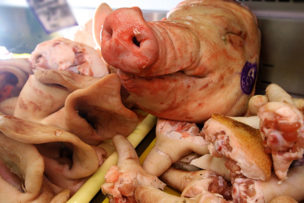 Свинина на прилавке. Фото ©РИА Новости