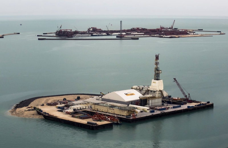 Нефтегазовое месторождение Кашаган в Каспийском море. Фото ©REUTERS
