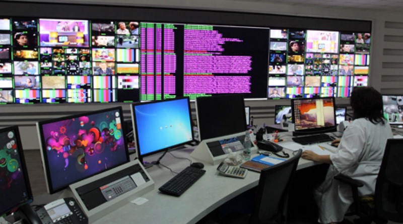 Зал мониторинга телепрограмм. Фото ©Ярослав Радловский
