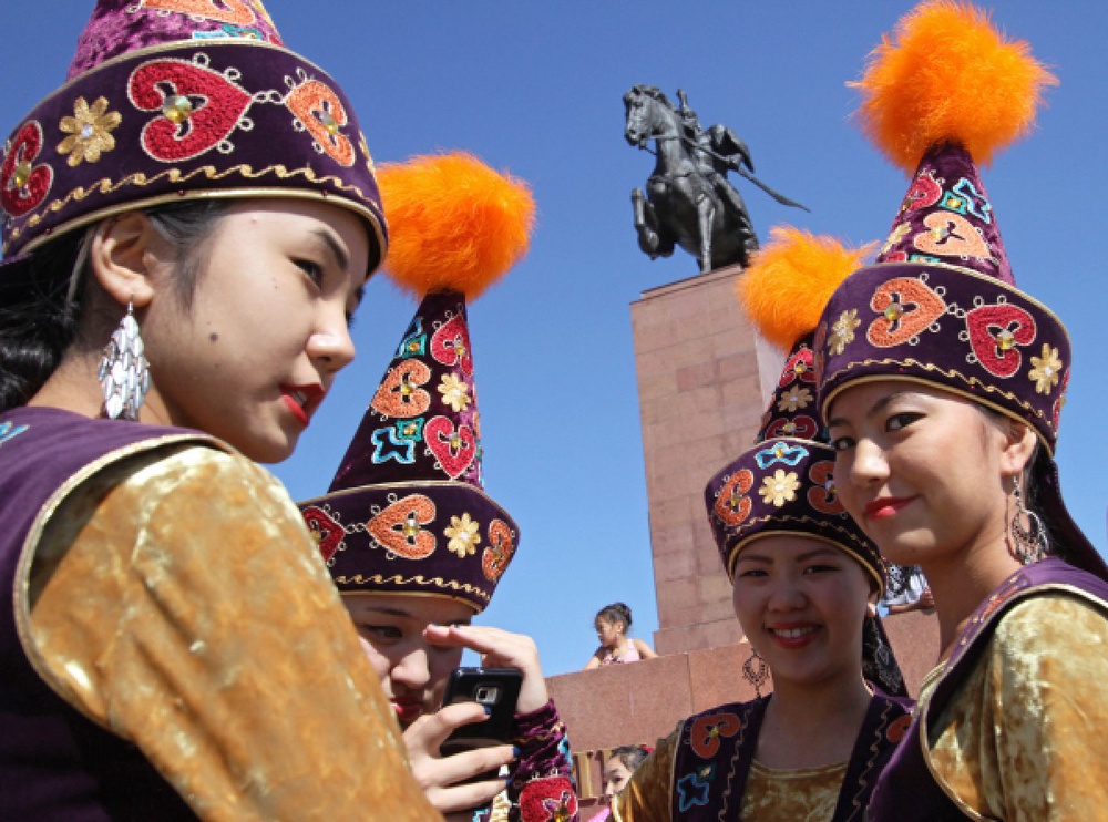 Празднование Дня независимости Кыргызстана на площади Ала-Тоо в Бишкеке. Фото ©РИА Новости