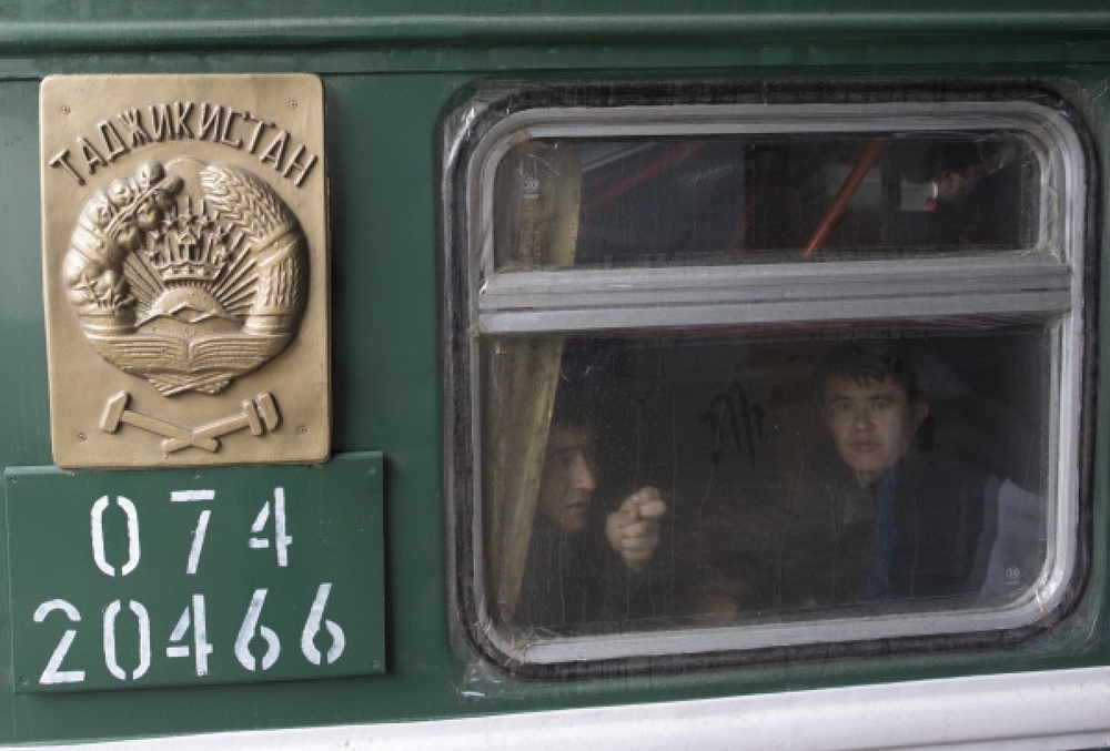 Пассажиры поезда Москва-Душанбе. Фото ©РИА Новости