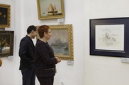 Предаукционная выставка BonArt встретила первых посетителей в Алматы