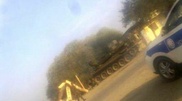 Танк снес остановку в результате ДТП в Азербайджане
