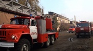 На территории АЗТМ в Алматы произошел пожар
