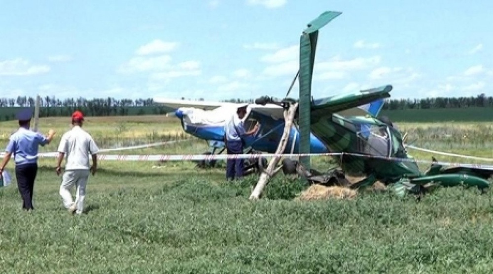 Крушение самолета "Вильга" в Карагандинской области. ©nv.kz