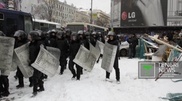 "Беркут" покинул майдан Незалежности