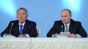 Путин поздравил Назарбаева с Днем Независимости Казахстана