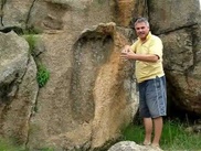 В Африке нашли след древнего великана