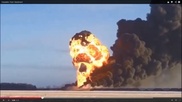Крушение поезда с нефтью произошло в США