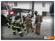 Пожар вспыхнул на железнодорожном вокзале в Уральске