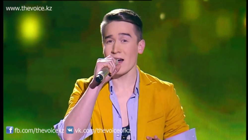 Тимур Омаров на шоу "Казакстан дауысы". Кадр thevoice.kz