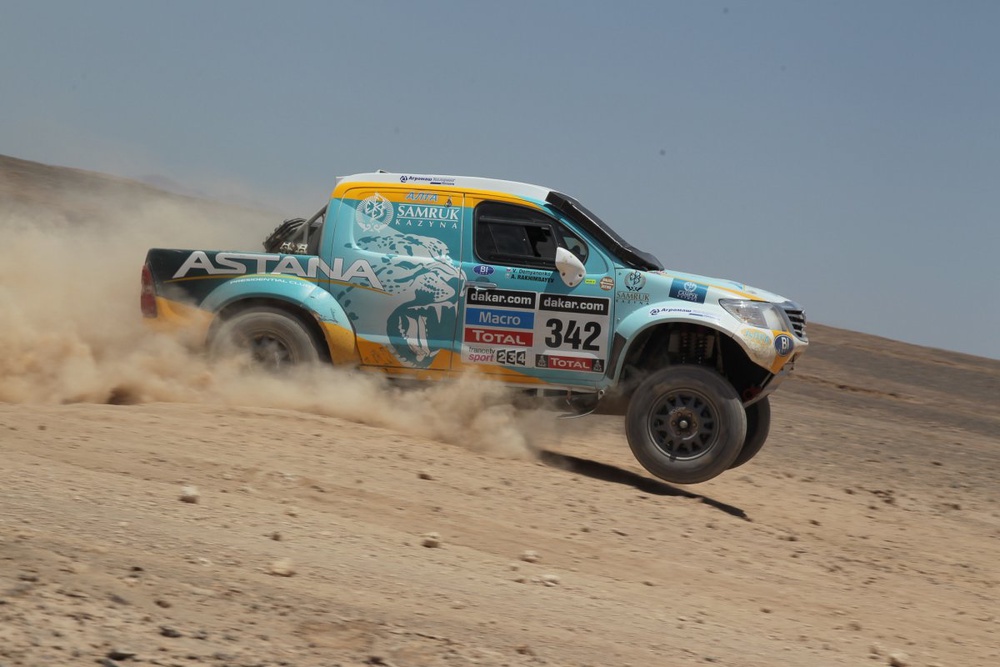 Спортсмены Astana Motorsports завершили 11-й этап "Дакара-2014"