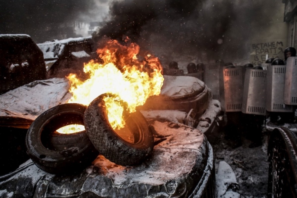 Ситуация в Киеве 22 января 2014 года. Фото ©РИА Новости, Андрей Стенин