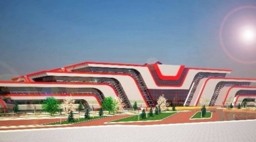 Эскиз здания Центра подготовки олимпийского резерва. Фото Tengrinews.kz