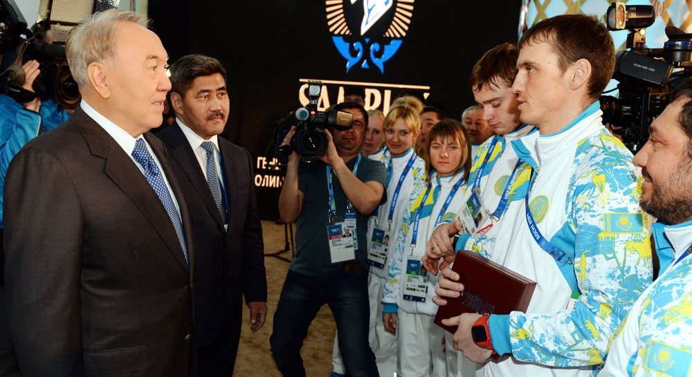 Нурсултан Назарбаев встретился с членами олимпийской сборной. Фото с сайта akorda.kz