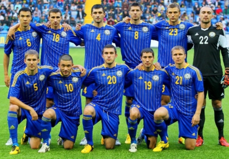 Футболисты сборной Казахстана. Фото с сайта ffk.kz