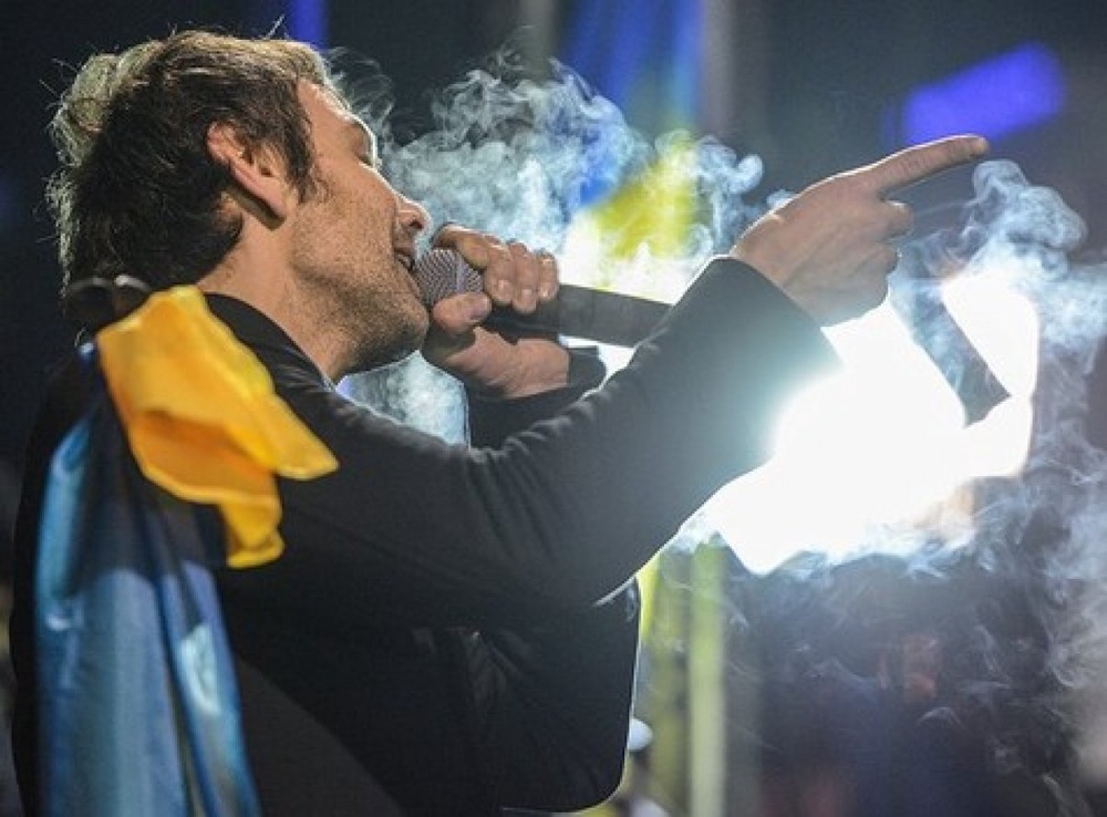 Группа "Океан Эльзы" выступила на Майдане 14 декабря. Фото tsn.ua