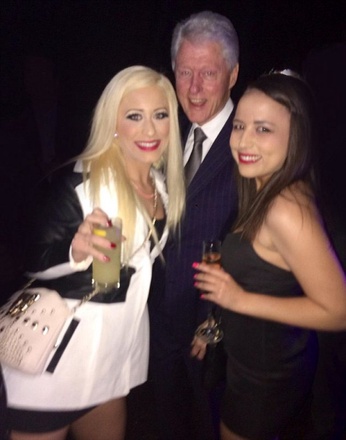 Билл Клинтон на благотворительном вечере в Лос-Анджелесе