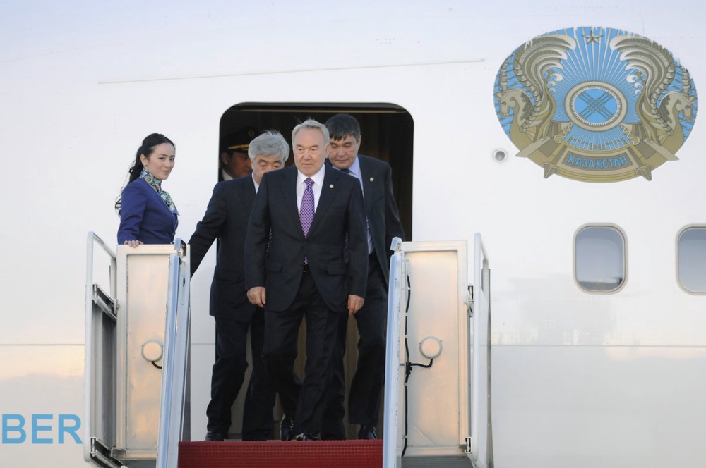 Президент Казахстана Нурсултан Назарбаев прибыл в Москву. ©REUTERS