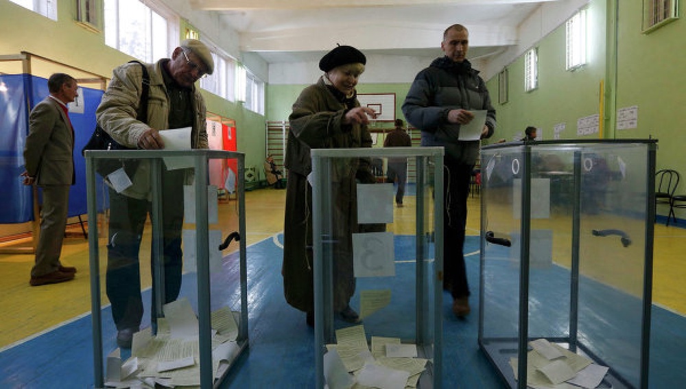 На избирательных участках. ©REUTERS
