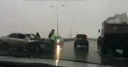 Водитель Toyota Corolla погиб при столкновении с КамАЗом в Астане