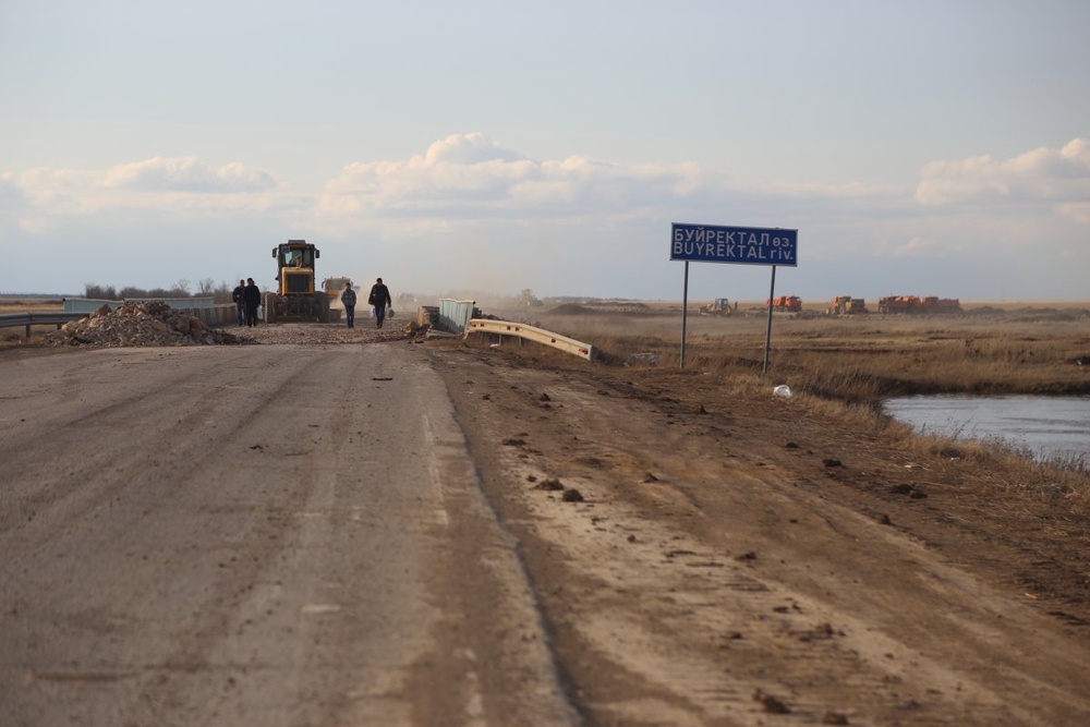 Трасса Астана-Караганда перед снятием ограничений. Фото пресс-службы АО "НК КазАвтоЖол"