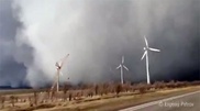 Странная туча накрыла ветряные станции в Жамбылской области