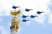 Новые элементы воздушного боя покажут летчики во время парада в Астане