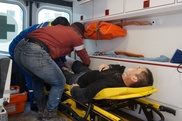 О состоянии пострадавших на стройке в Астане рассказали в Центре неотложной медпомощи