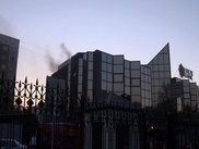 Пожар произошел в здании Народного банка в Алматы