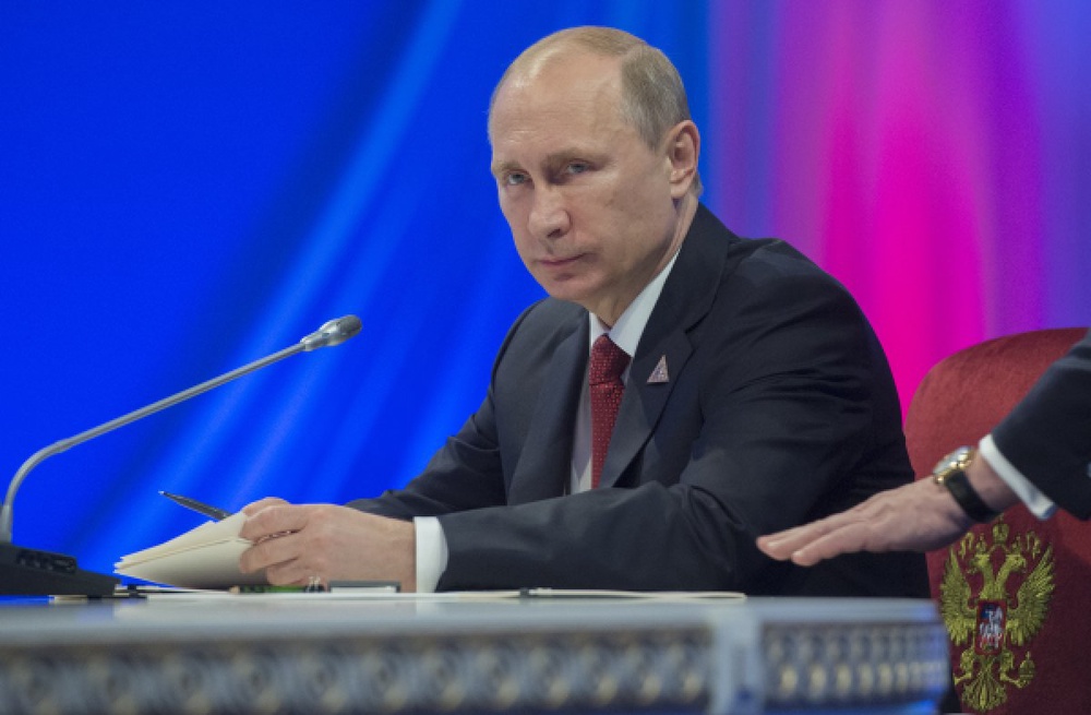 Президент России Владимир Путин во время заседания Высшего Евразийского экономического совета. Фото РИА