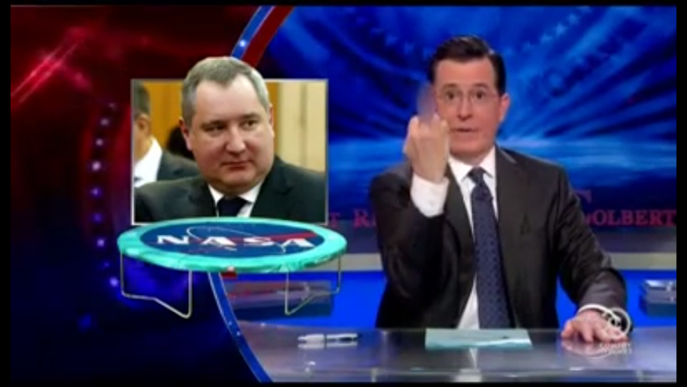 Кадр программы Colbert Report