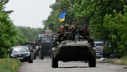 Два украинских БТР вторглись на территорию России