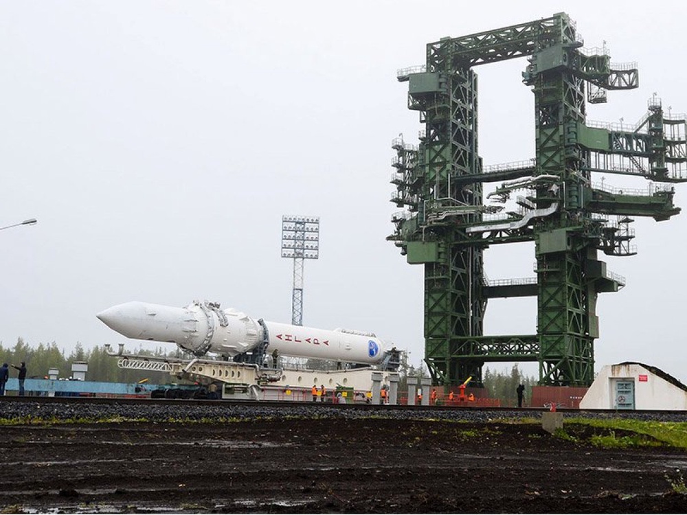 Ракета "Ангара" на космодроме в Плесецке. Фото topwar.ru