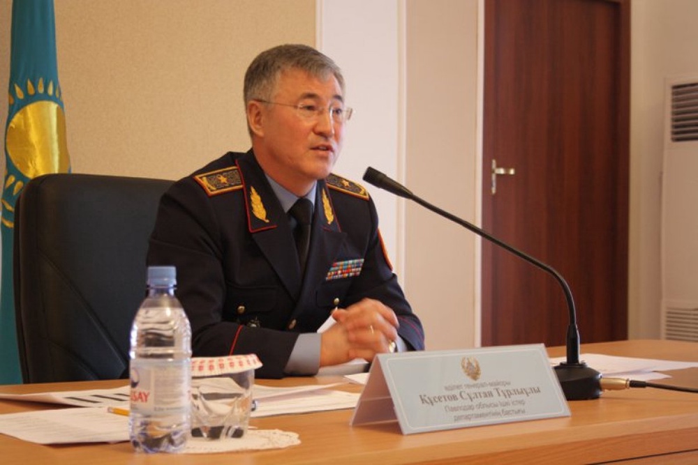 Начальник ДВД Павлодарской области Султан Кусетов. Фото с сайта obozrenie.kz