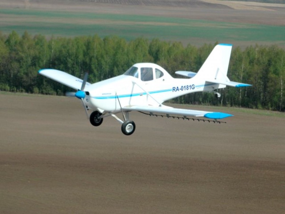 Сельскохозяйственный самолет Фермер-2. ©karaganda.all.biz