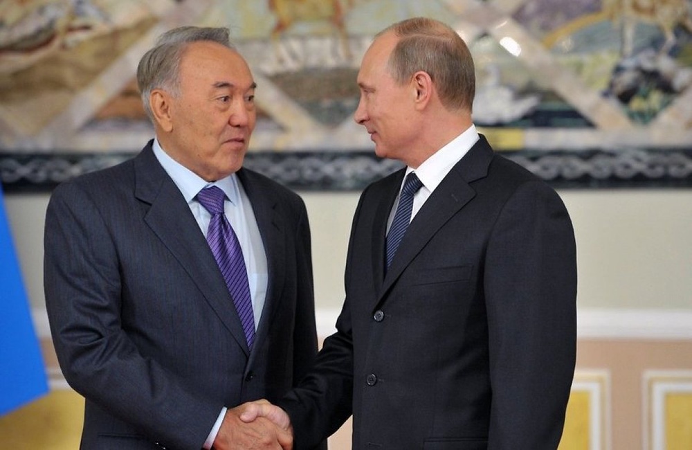 Нурсултан Назарбаев и Владимир Путин. © РИА Новости