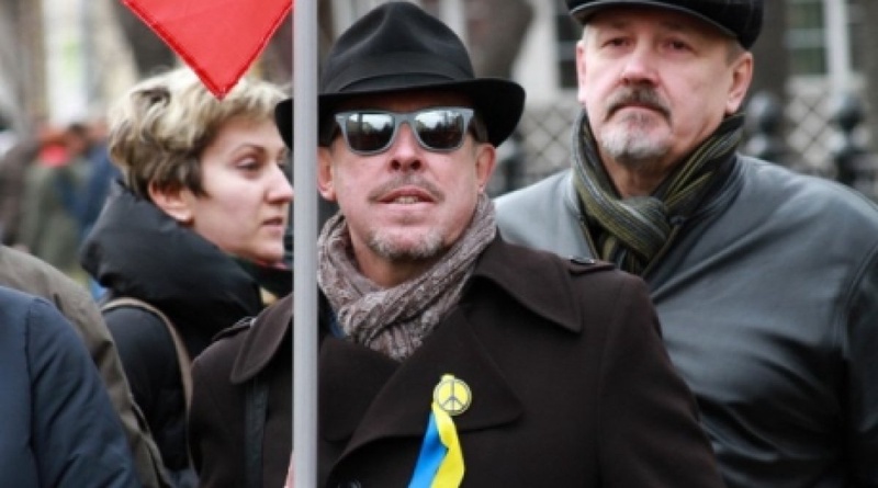 Андрей Макаревич на митинге в поддержку Украины. Фото continentalist.ru