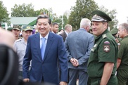 Ахметов пожелал удачи казахстанским танкистам на ЧМ по танковому биатлону в Подмосковье