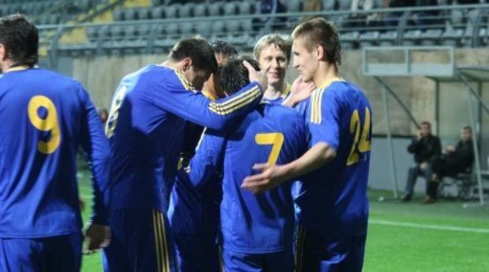 Футболисты сборной Казахстана. Фото с сайта ФФК