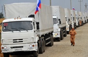 На Украину въехал второй гуманитарный конвой из России