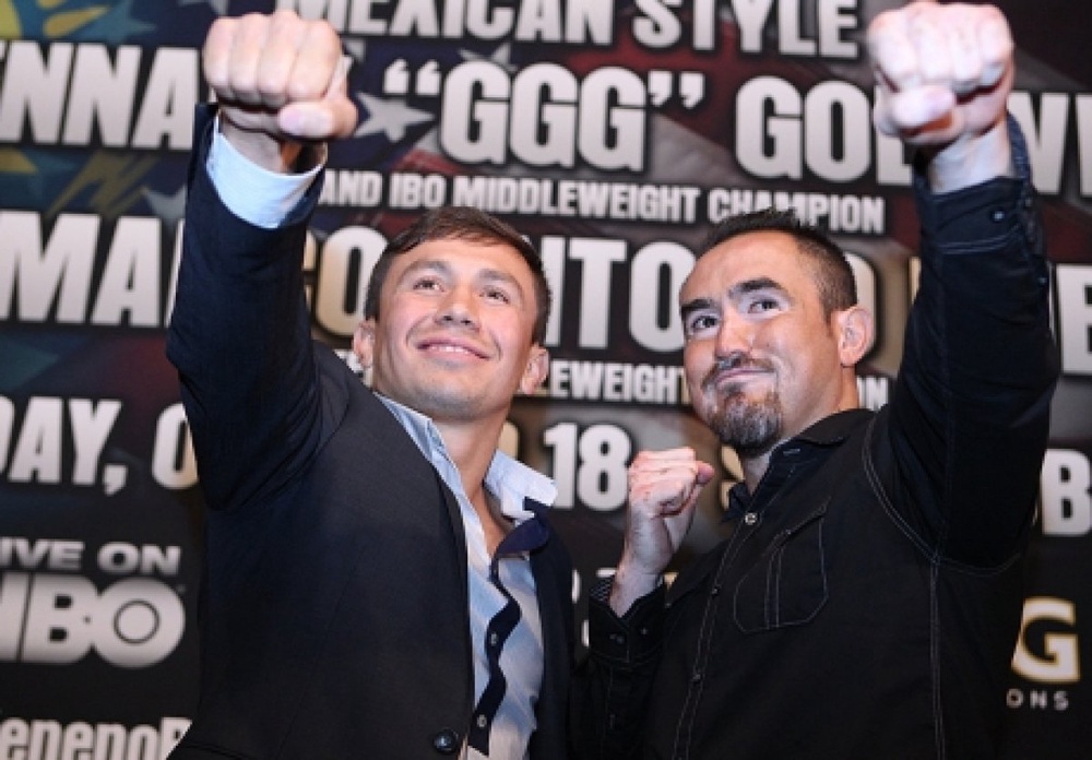 Геннадий Головкин и Марк Антонио Рубио. Фото с сайта boxingscene.com