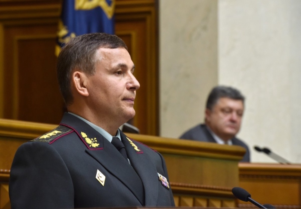 министр обороны Украины Валерий Гелетей. Фото РИА Новости©